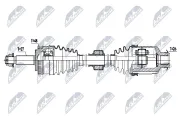 Antriebswelle Vorderachse rechts NTY NPW-HY-691
