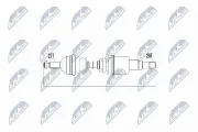 Antriebswelle Vorderachse links Vorderachse NTY NPW-JG-000