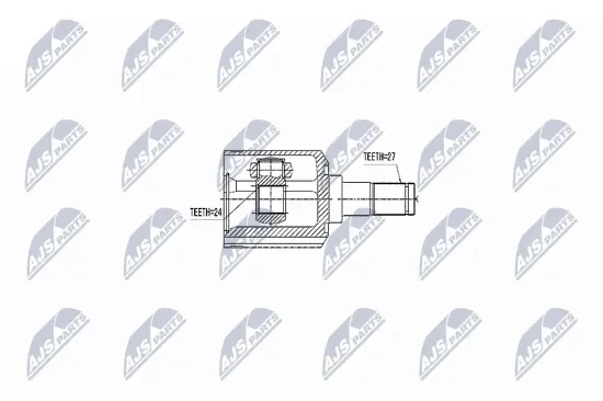 Antriebswelle Hinterachse links Hinterachse rechts NTY NPW-ME-197 Bild Antriebswelle Hinterachse links Hinterachse rechts NTY NPW-ME-197