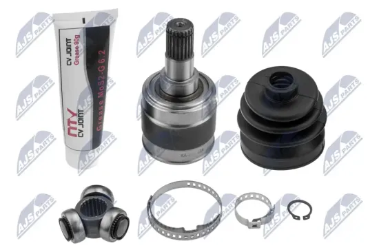 Gelenksatz, Antriebswelle Vorderachse Vorderachse links Vorderachse rechts getriebeseitig NTY NPW-KA-329 Bild Gelenksatz, Antriebswelle Vorderachse Vorderachse links Vorderachse rechts getriebeseitig NTY NPW-KA-329