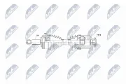 Antriebswelle Vorderachse rechts NTY NPW-KA-342