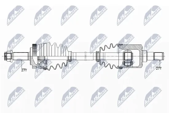 Antriebswelle Vorderachse links NTY NPW-KA-352 Bild Antriebswelle Vorderachse links NTY NPW-KA-352