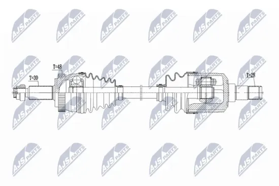 Antriebswelle Vorderachse rechts NTY NPW-KA-413 Bild Antriebswelle Vorderachse rechts NTY NPW-KA-413