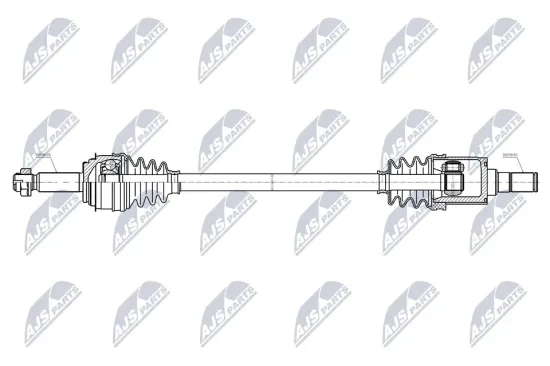 Antriebswelle Vorderachse links NTY NPW-KA-436 Bild Antriebswelle Vorderachse links NTY NPW-KA-436
