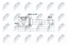 Gelenksatz, Antriebswelle Vorderachse links NTY NPW-LR-007 Bild Gelenksatz, Antriebswelle Vorderachse links NTY NPW-LR-007