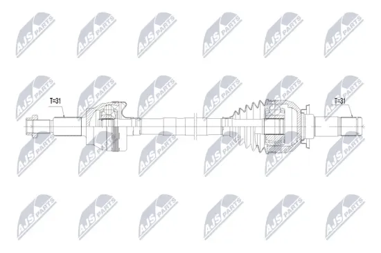 Antriebswelle Hinterachse rechts NTY NPW-LR-060 Bild Antriebswelle Hinterachse rechts NTY NPW-LR-060