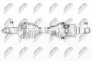 Antriebswelle Vorderachse rechts NTY NPW-MA-002