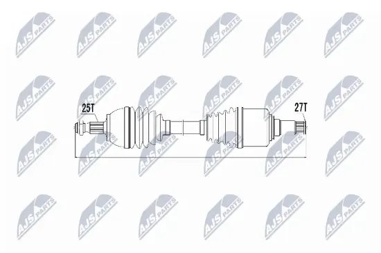 Antriebswelle Vorderachse links Vorderachse NTY NPW-ME-017 Bild Antriebswelle Vorderachse links Vorderachse NTY NPW-ME-017