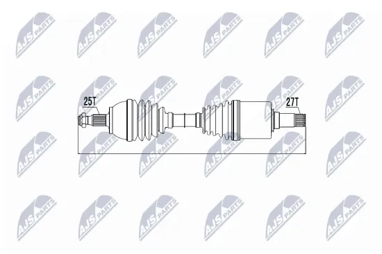 Antriebswelle Vorderachse links Vorderachse NTY NPW-ME-018 Bild Antriebswelle Vorderachse links Vorderachse NTY NPW-ME-018