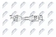 Antriebswelle Vorderachse links NTY NPW-ME-022