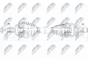 Antriebswelle Vorderachse links NTY NPW-ME-046