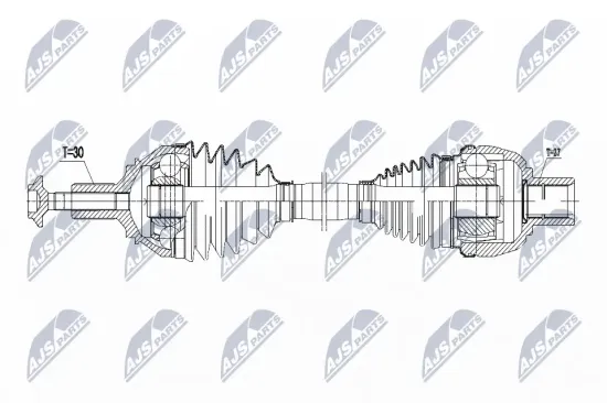 Antriebswelle Vorderachse rechts NTY NPW-ME-059 Bild Antriebswelle Vorderachse rechts NTY NPW-ME-059