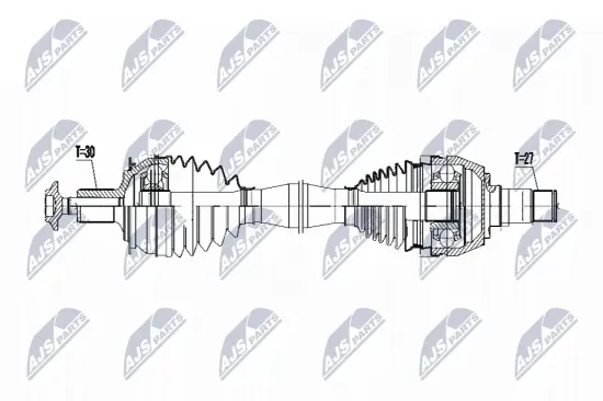 Antriebswelle Vorderachse links Vorderachse NTY NPW-ME-065 Bild Antriebswelle Vorderachse links Vorderachse NTY NPW-ME-065