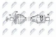 Antriebswelle Vorderachse links NTY NPW-ME-073