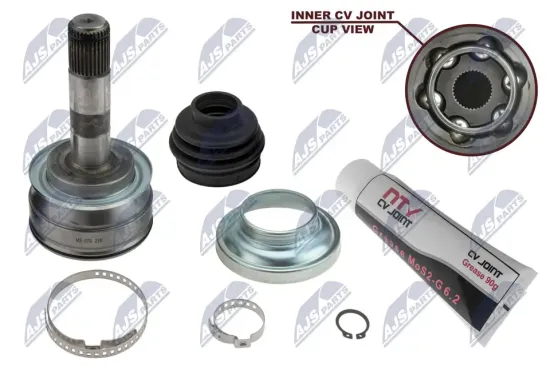 Gelenksatz, Antriebswelle getriebeseitig Hinterachse Hinterachse links Hinterachse rechts NTY NPW-ME-079 Bild Gelenksatz, Antriebswelle getriebeseitig Hinterachse Hinterachse links Hinterachse rechts NTY NPW-ME-079