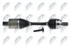 Antriebswelle Vorderachse links NTY NPW-ME-096 Bild Antriebswelle Vorderachse links NTY NPW-ME-096