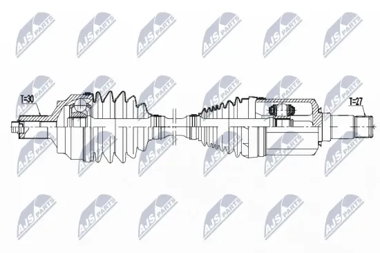 Antriebswelle Vorderachse rechts NTY NPW-ME-104 Bild Antriebswelle Vorderachse rechts NTY NPW-ME-104