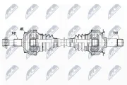 Antriebswelle Hinterachse links Hinterachse rechts Hinterachse NTY NPW-ME-136