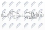 Antriebswelle Vorderachse links NTY NPW-ME-150