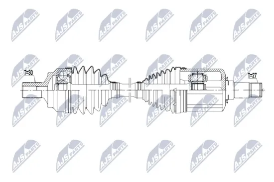 Antriebswelle Vorderachse rechts NTY NPW-ME-181 Bild Antriebswelle Vorderachse rechts NTY NPW-ME-181