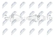 Antriebswelle Vorderachse rechts NTY NPW-MZ-082