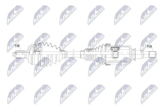 Antriebswelle Vorderachse rechts NTY NPW-MZ-082 Bild Antriebswelle Vorderachse rechts NTY NPW-MZ-082