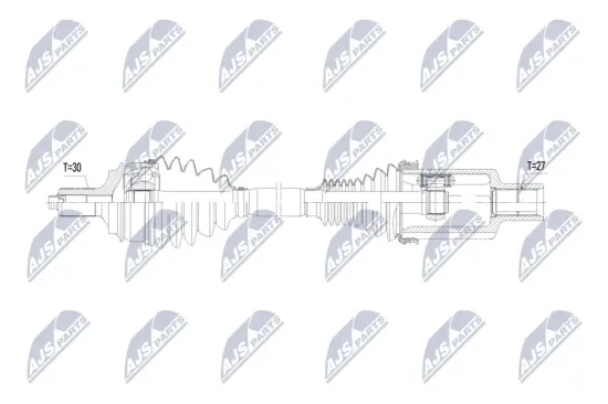 Antriebswelle Vorderachse links NTY NPW-ME-186 Bild Antriebswelle Vorderachse links NTY NPW-ME-186