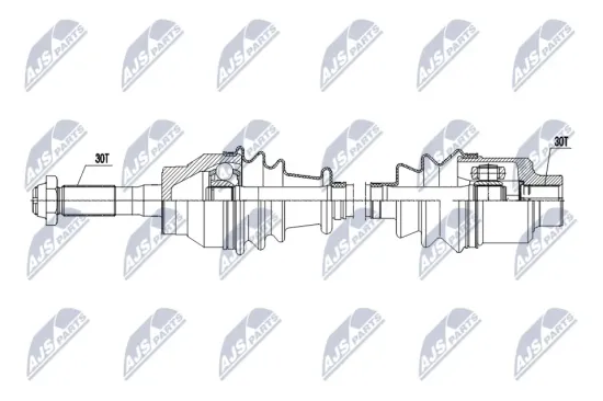 Antriebswelle Vorderachse links Vorderachse rechts NTY NPW-ME-191 Bild Antriebswelle Vorderachse links Vorderachse rechts NTY NPW-ME-191