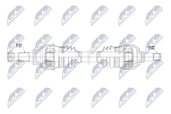 Antriebswelle Hinterachse links NTY NPW-ME-216 Bild Antriebswelle Hinterachse links NTY NPW-ME-216