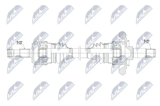 Antriebswelle Hinterachse links NTY NPW-ME-217 Bild Antriebswelle Hinterachse links NTY NPW-ME-217