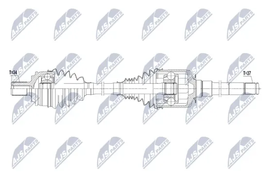 Antriebswelle Vorderachse rechts NTY NPW-ME-219 Bild Antriebswelle Vorderachse rechts NTY NPW-ME-219