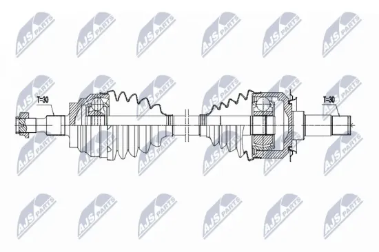 Antriebswelle Hinterachse links Hinterachse rechts NTY NPW-ME-229 Bild Antriebswelle Hinterachse links Hinterachse rechts NTY NPW-ME-229