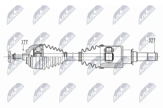 Antriebswelle Vorderachse links NTY NPW-ME-231 Bild Antriebswelle Vorderachse links NTY NPW-ME-231