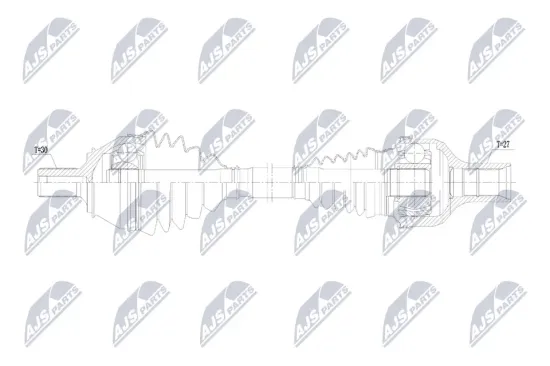 Antriebswelle Vorderachse rechts NTY NPW-ME-241 Bild Antriebswelle Vorderachse rechts NTY NPW-ME-241