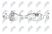 Antriebswelle Vorderachse links NTY NPW-ME-251