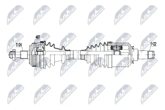 Antriebswelle Vorderachse links NTY NPW-ME-251 Bild Antriebswelle Vorderachse links NTY NPW-ME-251