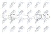 Antriebswelle Vorderachse rechts NTY NPW-MG-001