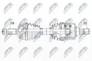 Antriebswelle Vorderachse links NTY NPW-MS-073