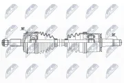 Antriebswelle Vorderachse links NTY NPW-MS-079