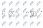 Antriebswelle Vorderachse links NTY NPW-MS-090