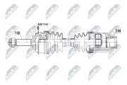 Antriebswelle Vorderachse rechts NTY NPW-MS-104