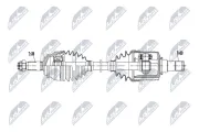 Antriebswelle Vorderachse links NTY NPW-MS-116