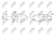 Antriebswelle Vorderachse links NTY NPW-MS-128