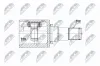 Gelenksatz, Antriebswelle getriebeseitig Vorderachse links NTY NPW-MZ-049 Bild Gelenksatz, Antriebswelle getriebeseitig Vorderachse links NTY NPW-MZ-049