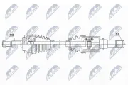 Antriebswelle Vorderachse links NTY NPW-MZ-078