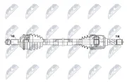 Antriebswelle Hinterachse links NTY NPW-MZ-132