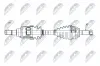 Antriebswelle Vorderachse links NTY NPW-MZ-135 Bild Antriebswelle Vorderachse links NTY NPW-MZ-135