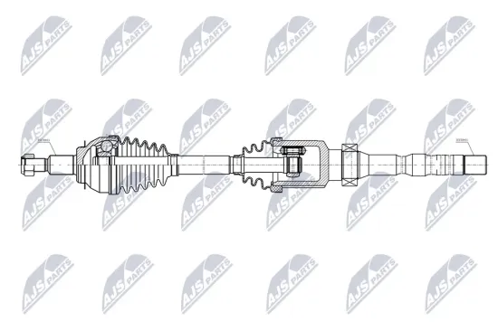 Antriebswelle Vorderachse rechts NTY NPW-MZ-152 Bild Antriebswelle Vorderachse rechts NTY NPW-MZ-152