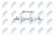 Antriebswelle Vorderachse Vorderachse links Vorderachse rechts NTY NPW-NS-029