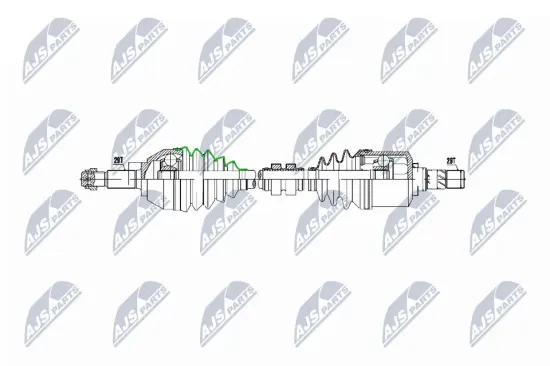 Antriebswelle Vorderachse links NTY NPW-NS-040 Bild Antriebswelle Vorderachse links NTY NPW-NS-040